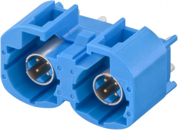 Straight plug pcb w. housing Rosenberger D4S10V-40MA5-C