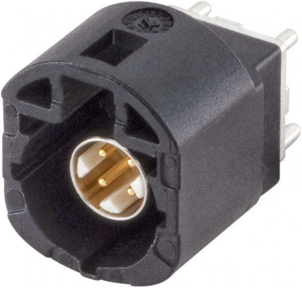 Straight plug pcb w. housing Rosenberger D4S12H-40MA5-A