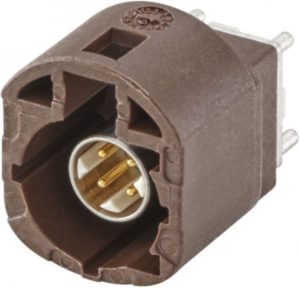 Straight plug pcb w. housing Rosenberger D4S12H-40MA5-F