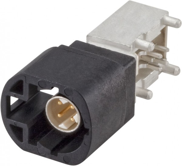 Right angle plug pcb w. housing Rosenberger D4S20D-40MA5-A