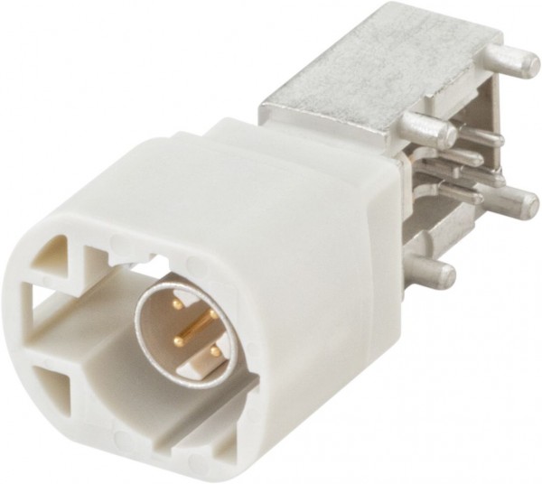 Right angle plug pcb w. housing Rosenberger D4S20D-40MA5-B