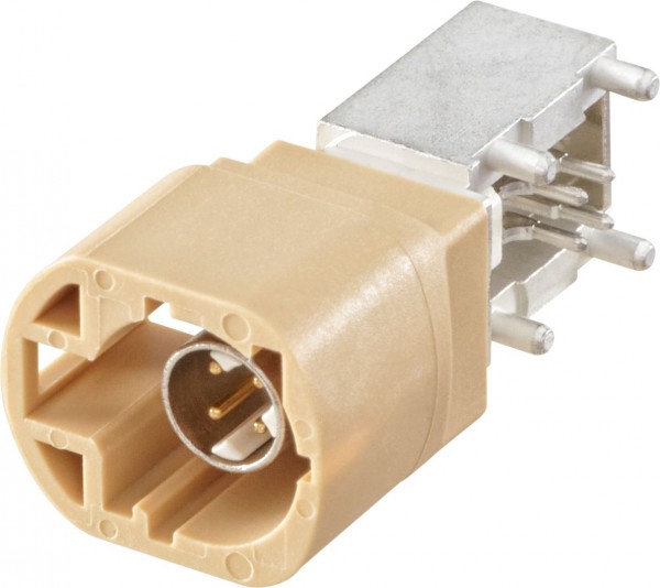 Right angle plug pcb w. housing Rosenberger D4S20D-40MA5-J