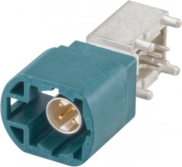 Right angle plug pcb w. housing Rosenberger D4S20D-40MA5-Z