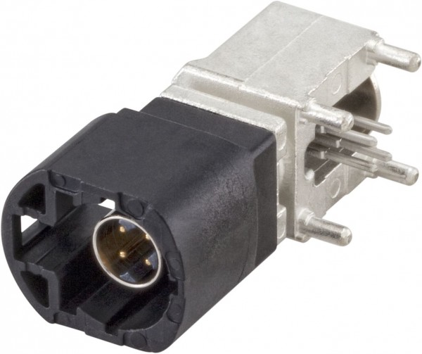 Right angle plug pcb w. housing Rosenberger D4S20G-400A5-A