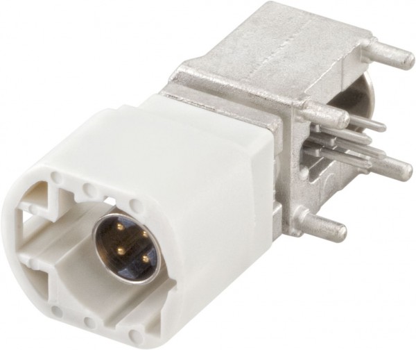 Right angle plug pcb w. housing Rosenberger D4S20G-400A5-B