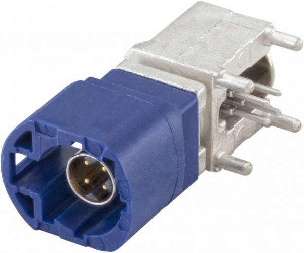 Right angle plug pcb w. housing Rosenberger D4S20G-400A5-C