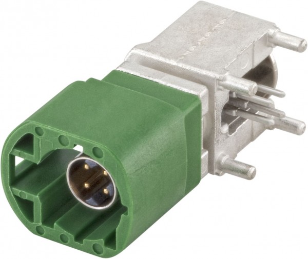 Right angle plug pcb w. housing Rosenberger D4S20G-400A5-E