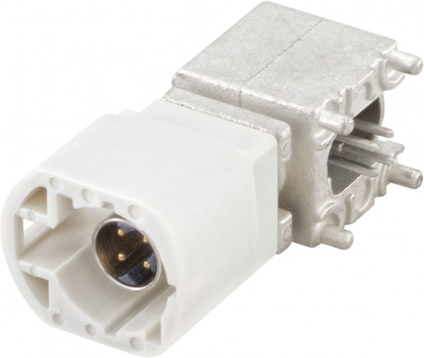Right angle plug pcb w. housing Rosenberger D4S20H-40MA5-B