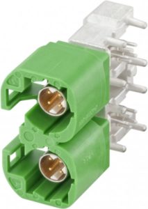 Right angle plug pcb w. housing Rosenberger D4S20P-400A5-E