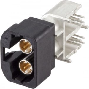 Right angle plug pcb w. housing Rosenberger D4S20W-40MA5-A