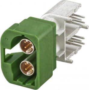 Right angle plug pcb w. housing Rosenberger D4S20W-40MA5-E