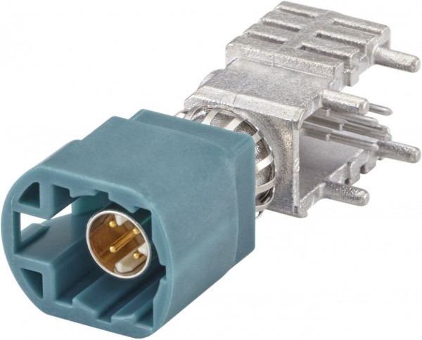 Right angle plug pcb w. housing Rosenberger D4S20Y-400A5-Z