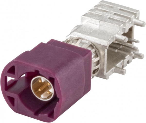 Right angle plug pcb w. housing Rosenberger D4S20Y-40MA5-D