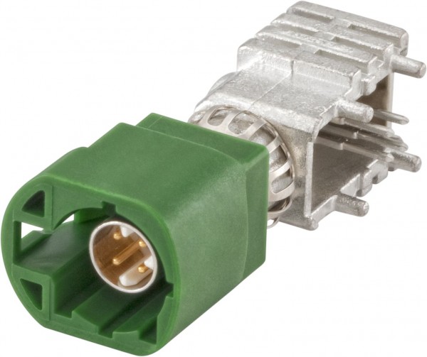Right angle plug pcb w. housing Rosenberger D4S20Y-40MA5-E
