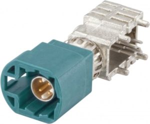 Right angle plug pcb w. housing Rosenberger D4S20Y-40MA5-Z