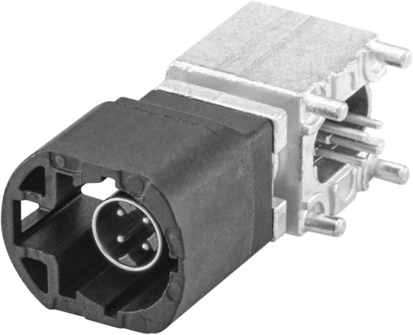 Right angle plug pcb w. housing Rosenberger D4S21H-40MA5-Z