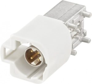Right angle plug pcb w. housing Rosenberger D4S23L-40MA5-B