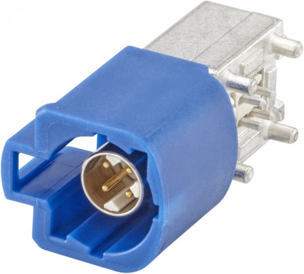 Right angle plug pcb w. housing Rosenberger D4S23L-40MA5-C