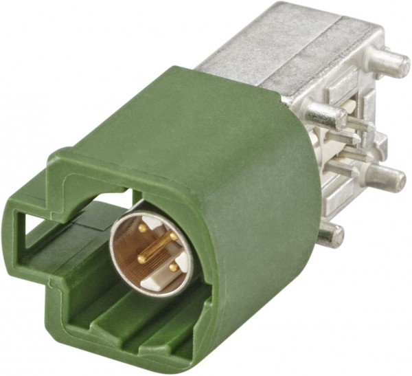 Right angle plug pcb w. housing Rosenberger D4S23L-40MA5-E