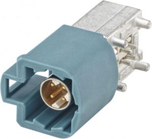 Right angle plug pcb w. housing Rosenberger D4S23L-40MA5-Z