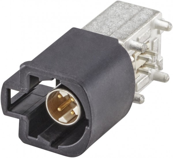 Right angle plug pcb w. housing Rosenberger D4S23M-40MA5-A