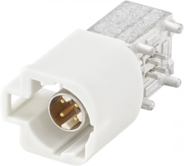 Right angle plug pcb w. housing Rosenberger D4S23M-40MA5-B