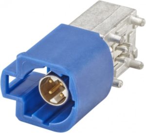 Right angle plug pcb w. housing Rosenberger D4S23M-40MA5-C