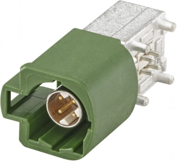Right angle plug pcb w. housing Rosenberger D4S23M-40MA5-E