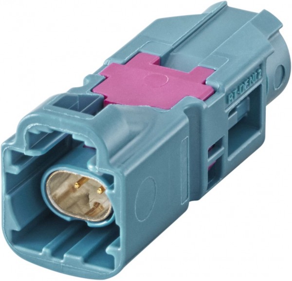 Straight plug w. housing Rosenberger E6S10A-1CAZ5-Z