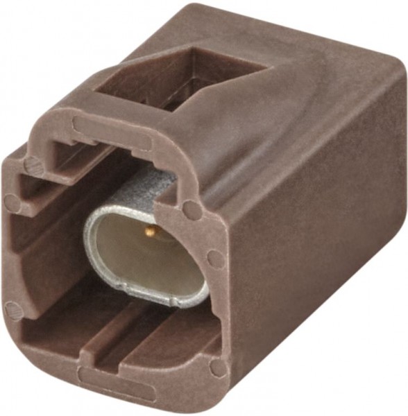Straight plug pcb w. housing Rosenberger E6S10A-40MT5-F