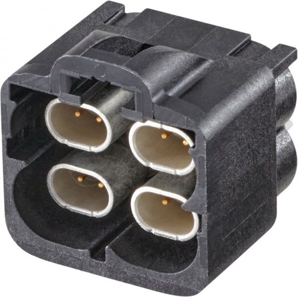 Straight plug pcb w. housing Rosenberger E6S10D-40MT5-A