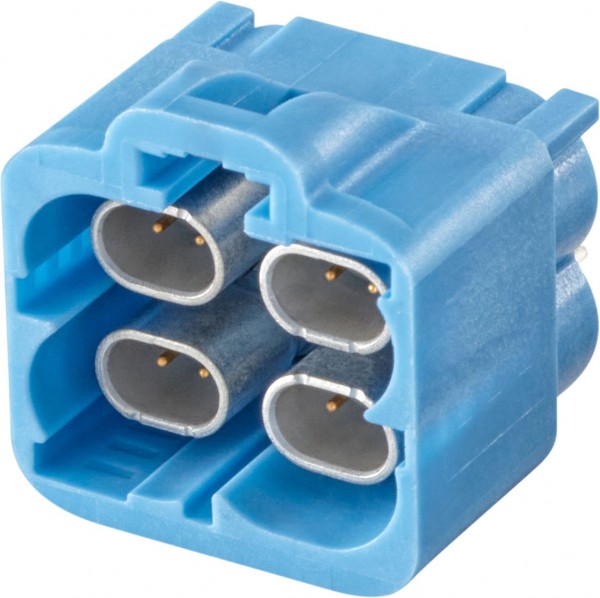 Straight plug pcb w. housing Rosenberger E6S10D-40MT5-C