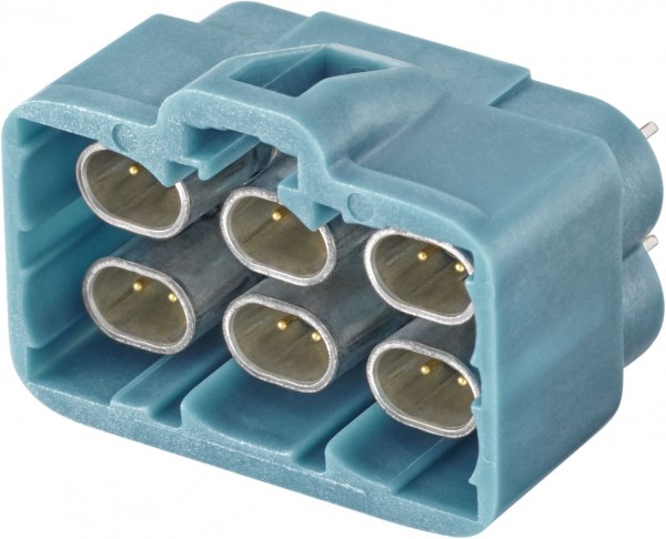 Straight plug pcb w. housing Rosenberger E6S10F-40MT5-Z