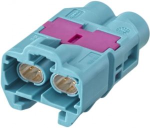 Straight plug w. housing Rosenberger E6S10V-1CAZ5-Y