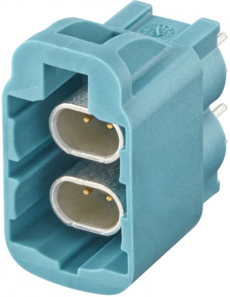Straight plug pcb w. housing Rosenberger E6S13B-40MT5-Z