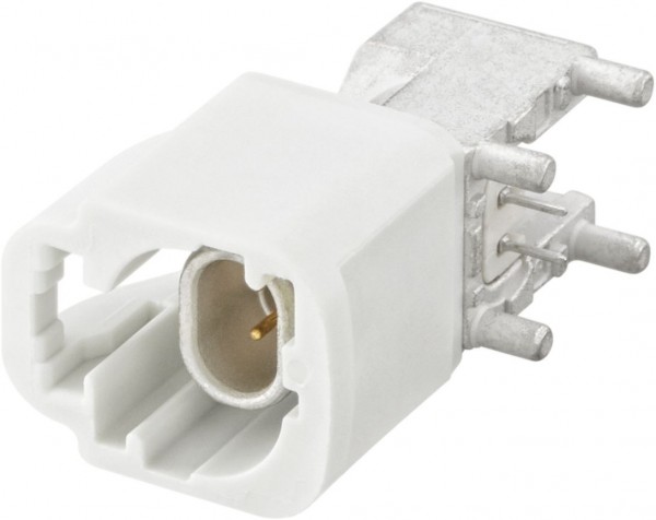 Right angle plug pcb w. housing Rosenberger E6S20A-40MT5-B
