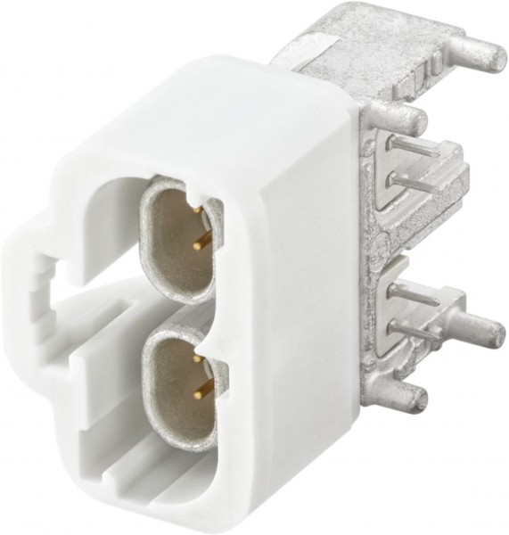 Right angle plug pcb w. housing Rosenberger E6S20B-40MT5-B