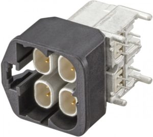 Right angle plug pcb w. housing Rosenberger E6S20D-40MT5-A