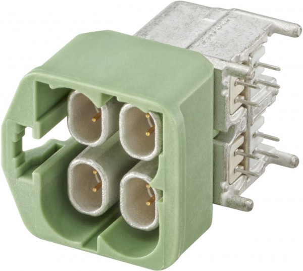 Right angle plug pcb w. housing Rosenberger E6S20D-40MT5-E