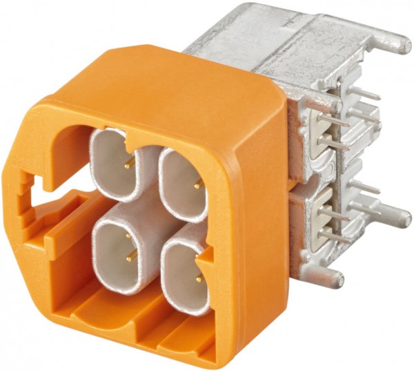 Right angle plug pcb w. housing Rosenberger E6S20D-40MT5-M