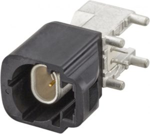 Right angle plug pcb w. housing Rosenberger E6S22A-40MT5-A