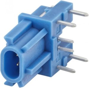 Right angle plug pcb w. housing Rosenberger E7S22A-40MX5-C