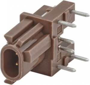 Right angle plug pcb w. housing Rosenberger E7S22A-40MX5-F