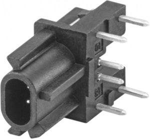 Right angle plug pcb w. housing Rosenberger E7S22A-40MX5-G