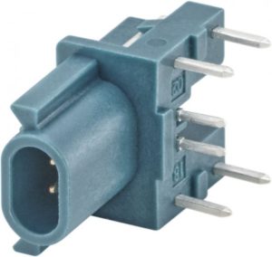 Right angle plug pcb w. housing Rosenberger E7S22A-40MX5-Z