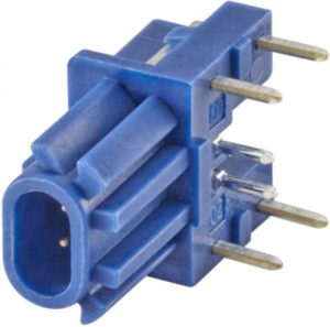 Right angle plug pcb w. housing Rosenberger E7S23A-40MX5-T