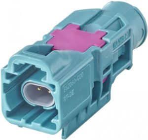 Straight plug w. housing Rosenberger E9S10A-1AQX5-Y