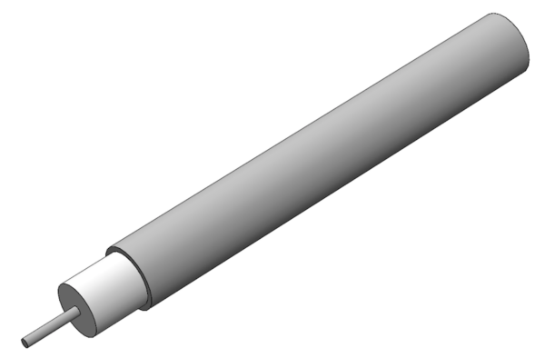 Кабель коаксиальный H+S EZ 141 75 TP 2M