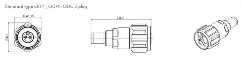 Соединитель оптический H+S ODCP-2 SM