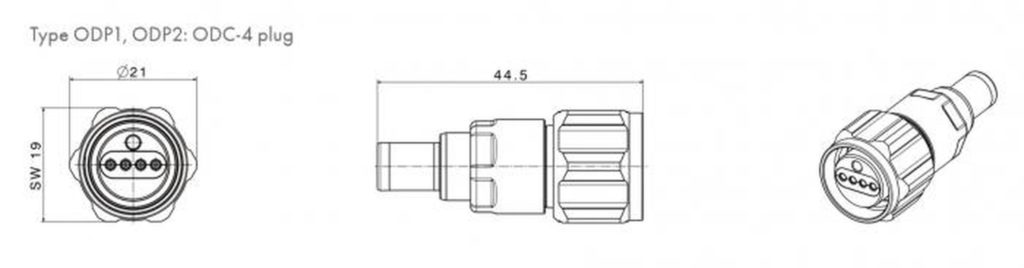 Соединитель оптический H+S ODCP-4 MM